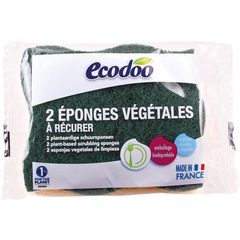 Натуральные хозяйственные губки, Ecodoo, 2 шт