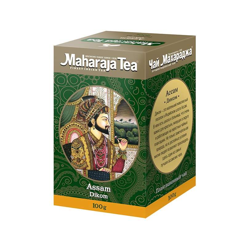 Чай черный байховый Ассам Диком Махараджа (Maharadja Tea Assam Dikom) , 100 г