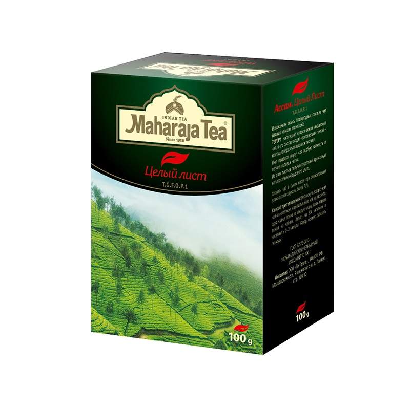 Чай черный байховый Ассам Целый лист Махараджа (Maharaja Tea Assam Whole Leaf)