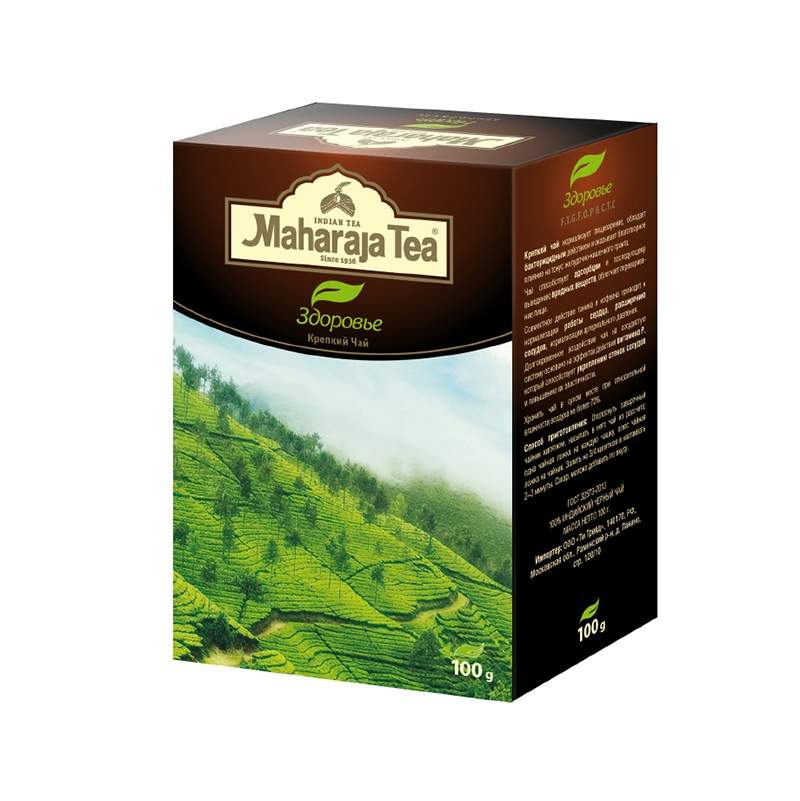Чай черный крепкий Здоровье Махараджа (Maharaja Tea Assam Health Tea)