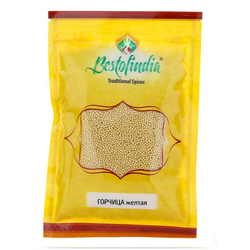 Горчица жёлтая Бестофиндия (Bestofindia Mustard Seeds)