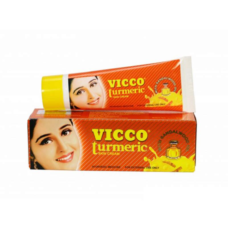 Крем с куркумой и сандаловым маслом Викко (Vicco Turmeric skin cream with sandalwood oil)