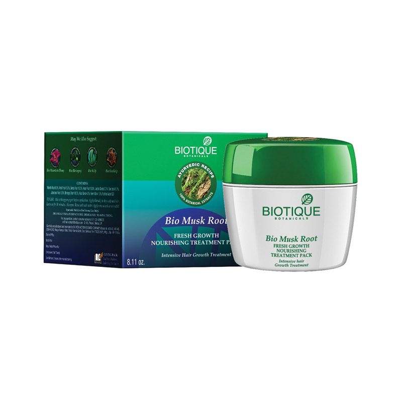 Маска для волос Биотик Био Мускус (Biotique Bio Musk Root Fresh Growth Nourishing Treatment Pack)