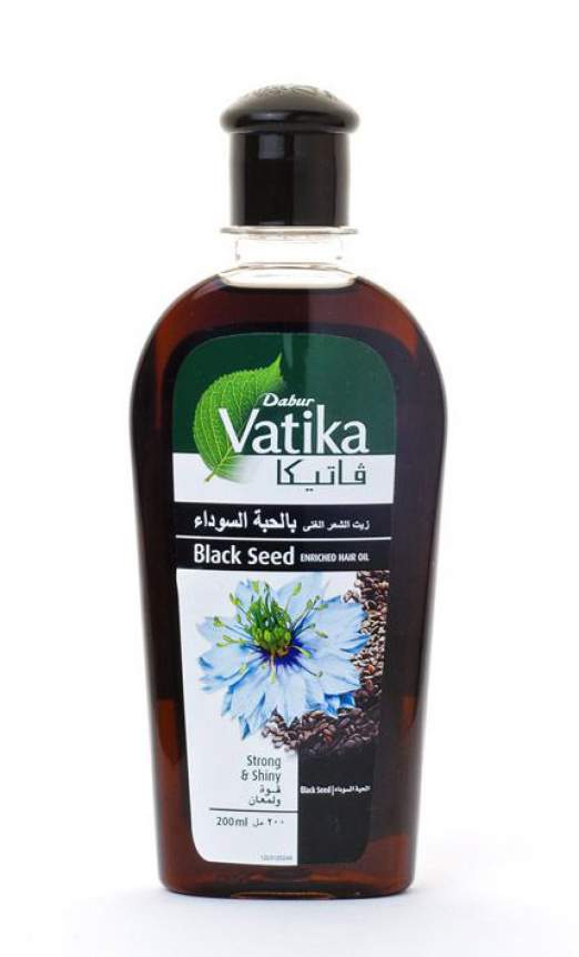 Масло для волос "Сила и Блеск" с семенами черного тмина Дабур Ватика (Dabur Vatika Black Seed Strong&amp;Shiny Enriched Hair Oil)