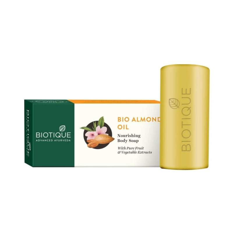 Мыло для тела Биотик Био Миндальное Масло (Biotique Bio Almond Oil Nourishing Body Soap)