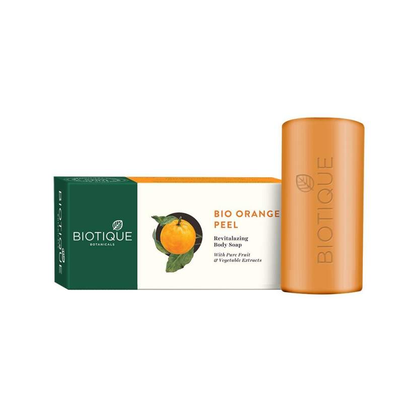 Мыло-скраб для тела Биотик Био Апельсин (Biotique Bio Orange Peel Revitalizing Soap)