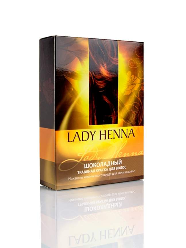Натуральная краска для волос Шоколадная Леди Хенна (Lady Henna)