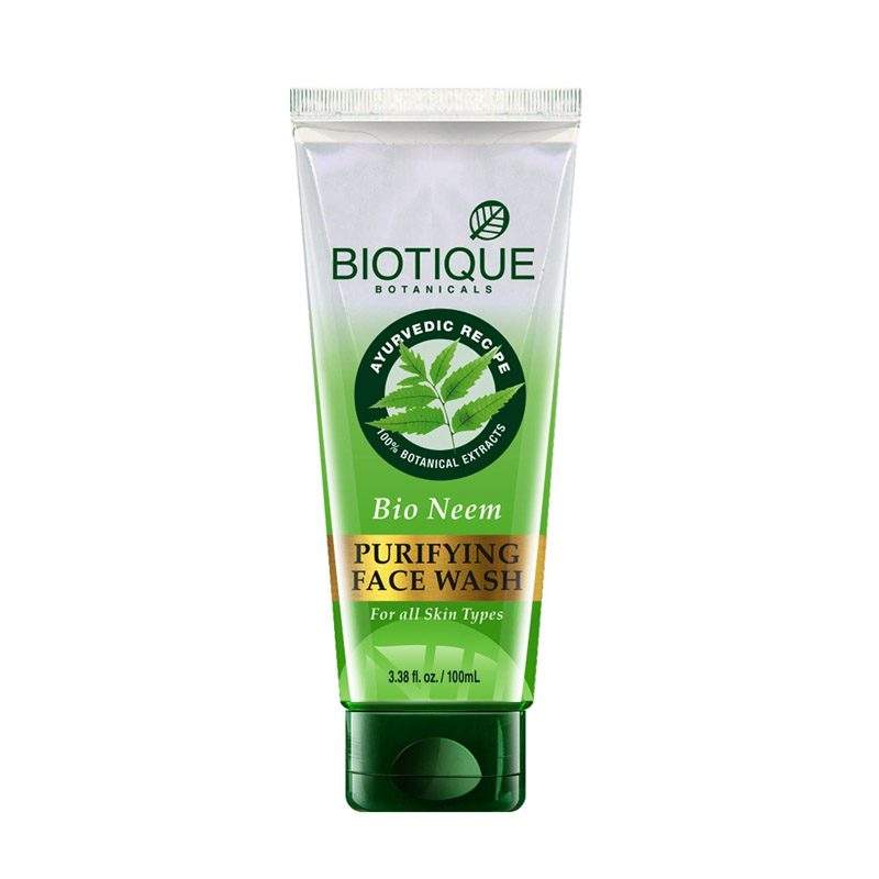 Очищающий гель для умывания Биотик Био Ним (Biotique Bio Neem Purifying Face Wash)