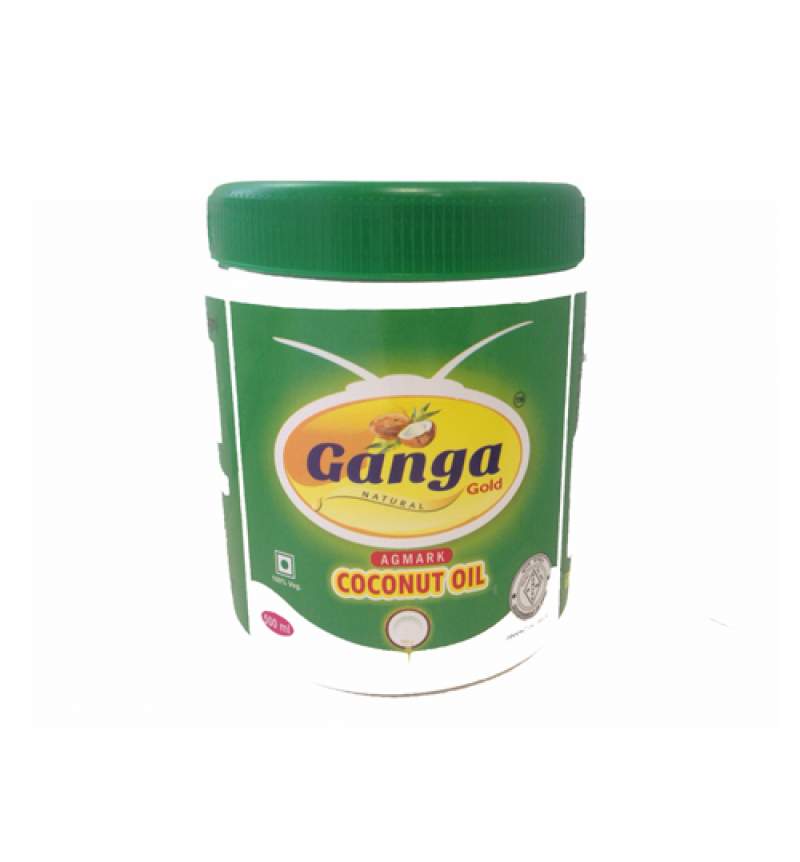 Пищевое кокосовое масло Ганга Голд (Ganga Gold Natural Coconut Oil)