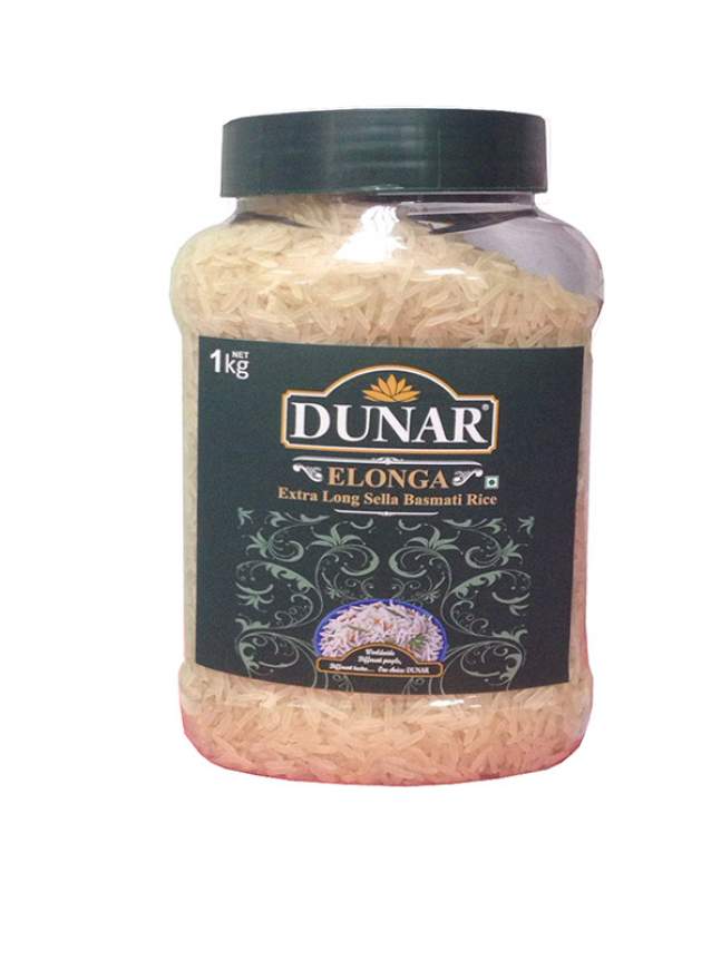 Рис Басмати Длиннозерный Дунар Элонга (Dunar Elonga Exrta Long Sella Basmati Rice), 1 кг