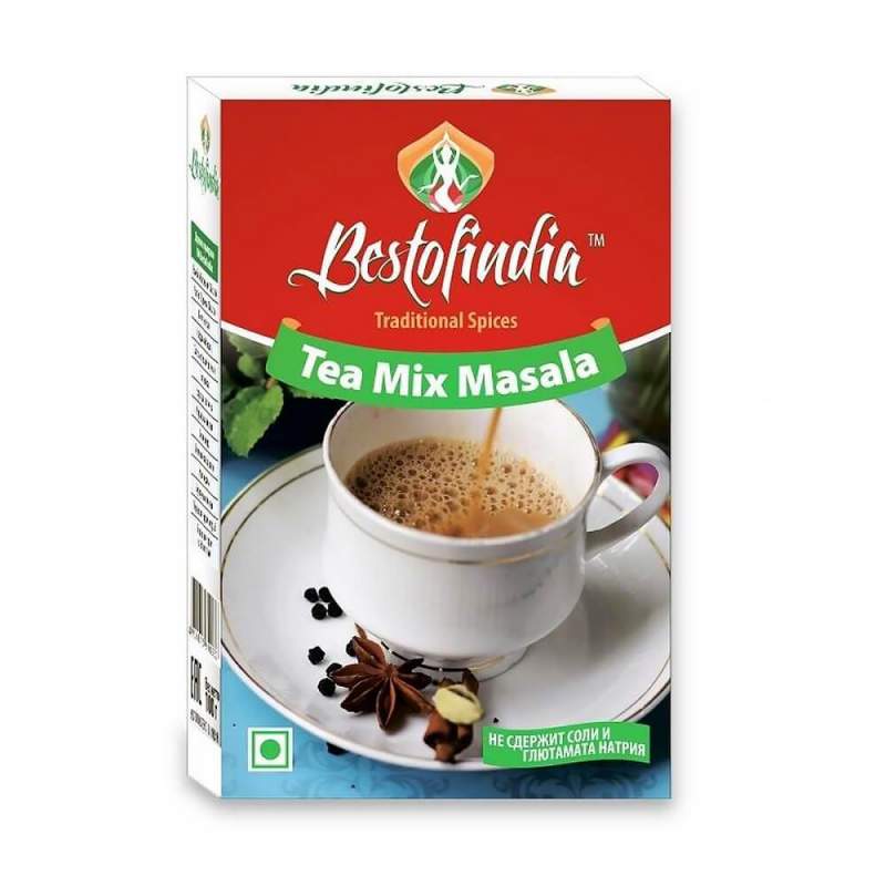 Чай масала - смесь специй для чая и молока Ти Микс Масала Бестофиндия (Bestofindia Tea Mix Masala)