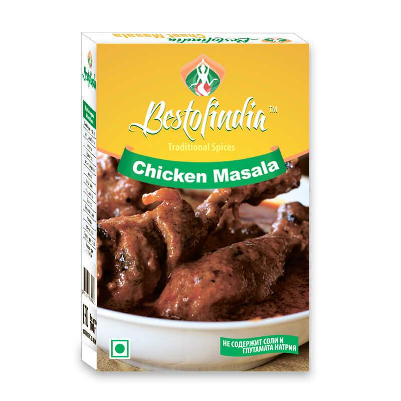 Смесь специй для курицы Чикен Масала Бестофиндия (Bestofindia Chicken Masala)