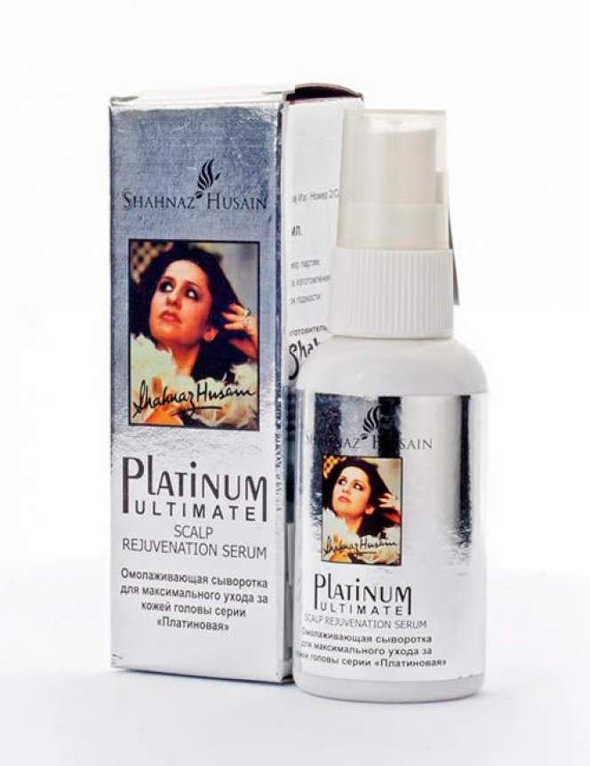 Восстанавливающая сыворотка для кожи головы с платиной Шахназ Хусейн (Shahnaz Husain Platinum Ultimate Scalp Rejuvenation Serum)