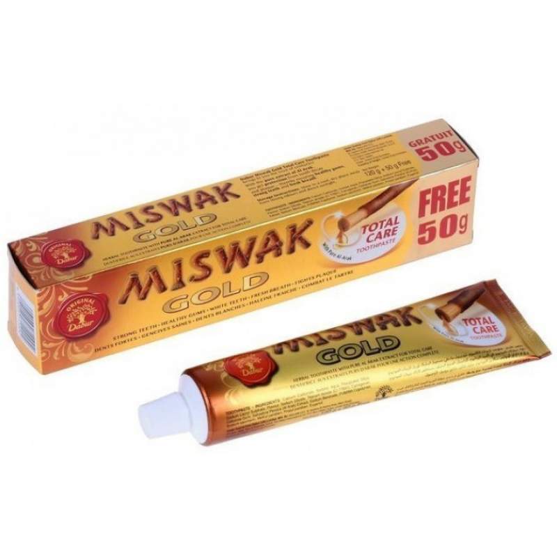 Зубная паста Мисвак Голд Дабур (Dabur Miswak Gold), 120+50 г