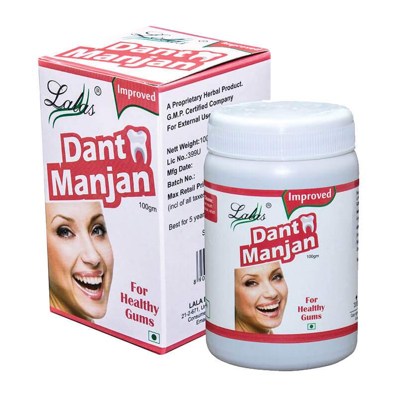 Зубной натуральный порошок Лалас Дант Манджан (Lalas Dant Manjan)