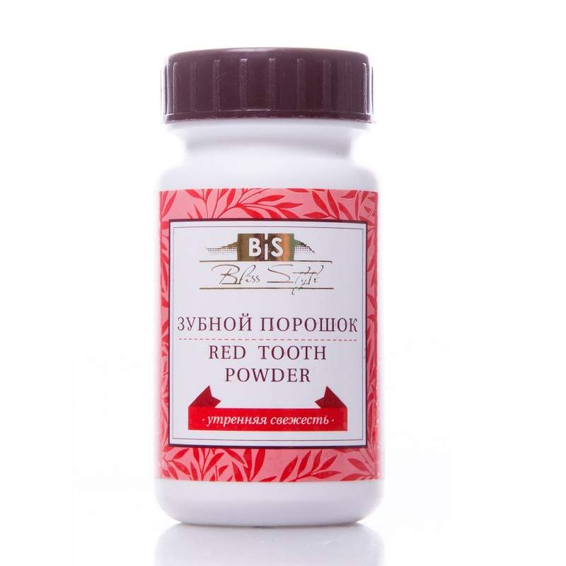 Зубной порошок Блисс Стайл Утренняя Свежесть (Bliss Style Red Tooth Powder)