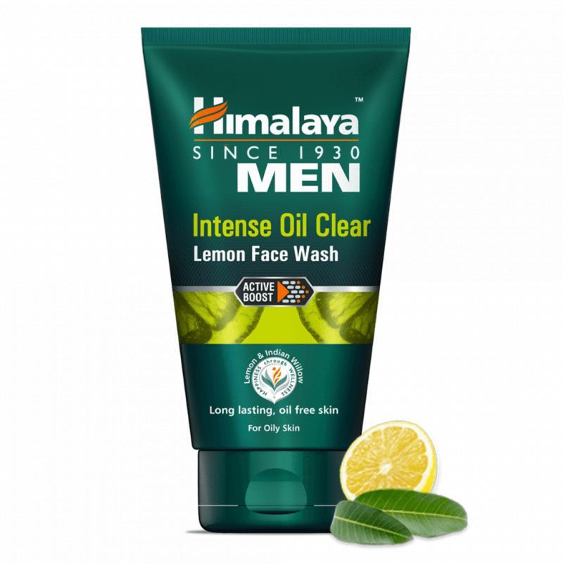 Интенсивно очищающее средство для лица с лимоном (Himalaya MEN Intense Oil Clear Lemon Face Wash)