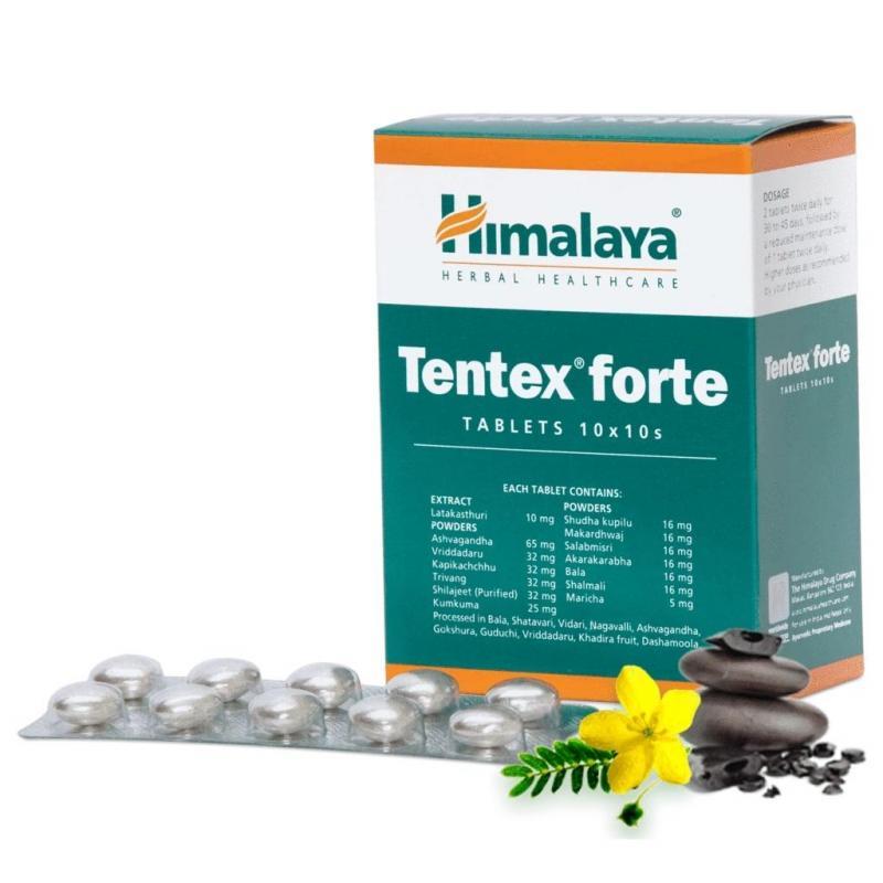 Тентекс Форте (Tentex Forte), для мужского сексуального здоровья, 100 таб