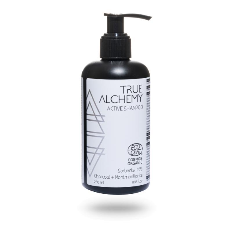 Active shampoo «Sorbents 19%: Charcoal + Montmorillonite», шампунь