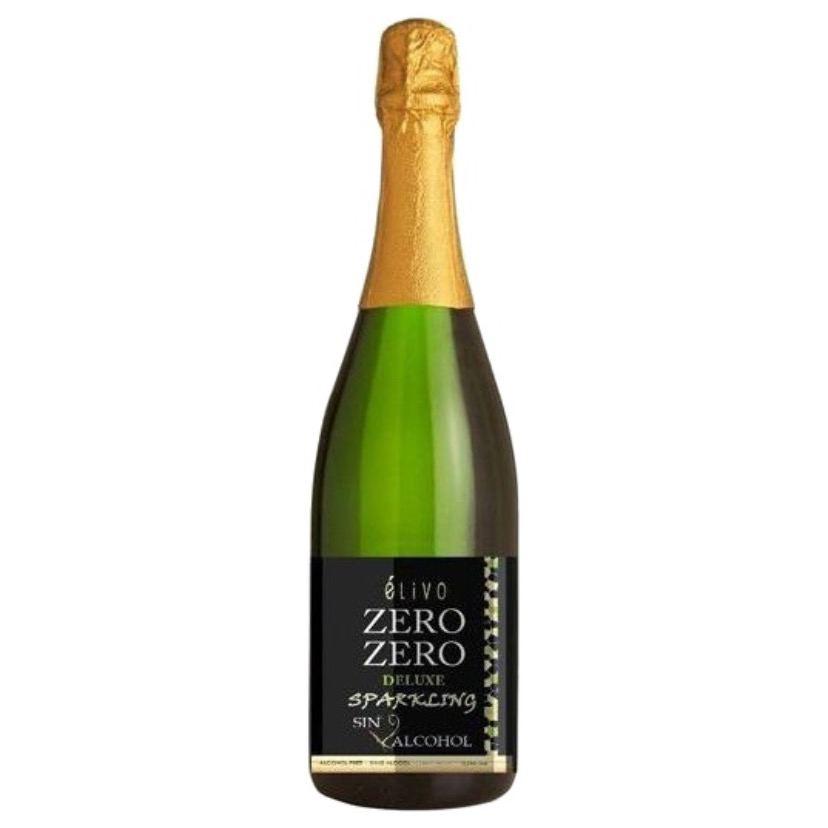 Elivo Zero Zero Deluxe, безалкогольное белое игристое вино, 0.75 л.