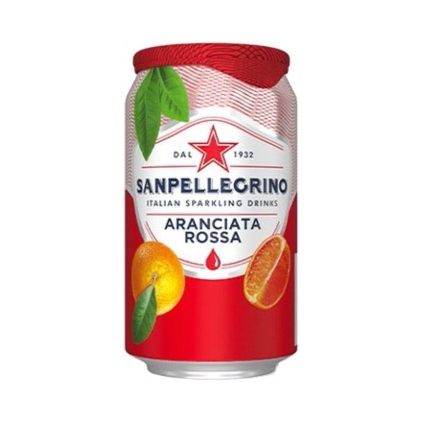Сокосодержащий напиток S.Pellegrino Aranciata Rossa, 0.33 л.