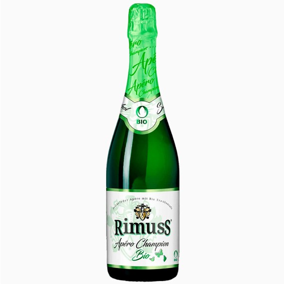 Rimuss Apero Champion Bio, безалкогольное игристое вино, 0.75 л.
