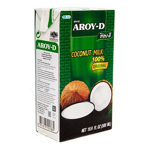 Кокосовое молоко AROY-D (Coconut milk AROY-D) 60%, 500 мл