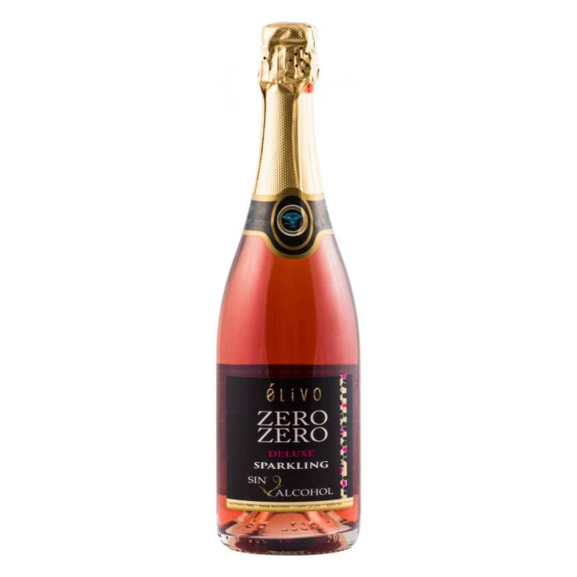 Игристое вино Elivo, Zero Zero Deluxe Espumoso Rose, No Alcohol 