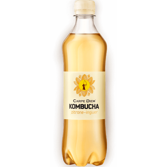 Напиток Комбуча Carpe Diem, лимон-имбирь, 500 мл